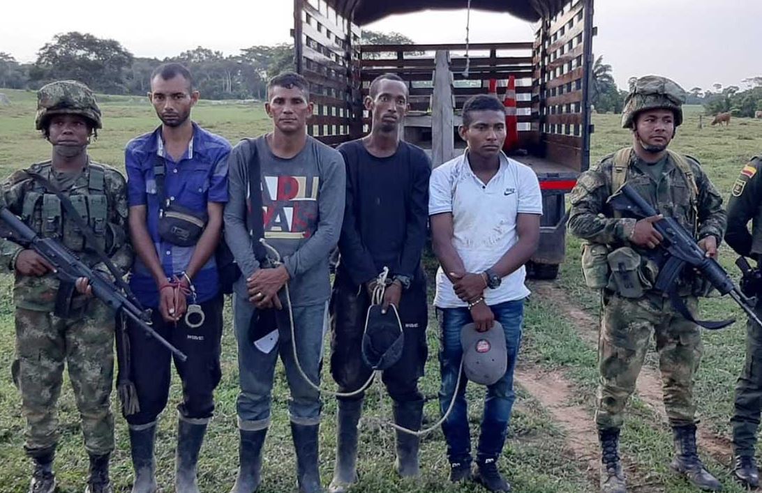 Photo of Cuatro integrantes del  Clan del Golfo fueron capturados por el Ejército en San José de Uré