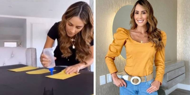 Photo of Carolina Soto hizo creativo juego para sus hijos y encantó con su faceta de mamá