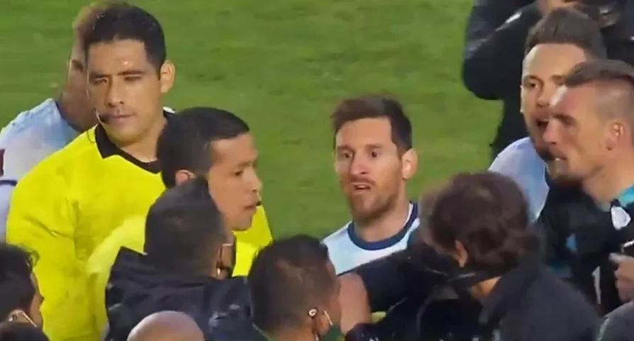 Photo of Pelea de Lionel Messi después del partido Bolivia-Argentina en la Eliminatoria suramericana