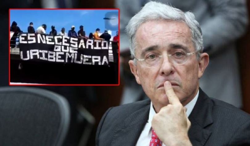 Photo of Uribe no se aguantó las ganas: Así respondió a pancarta en la que piden su muerte