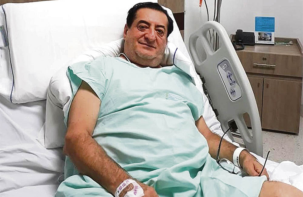 Photo of Jorge Oñate está internado en una clínica de Valledupar