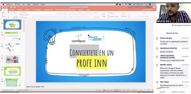 Photo of Comfacor capacitó a más de 630 docentes en innovación y tecnología