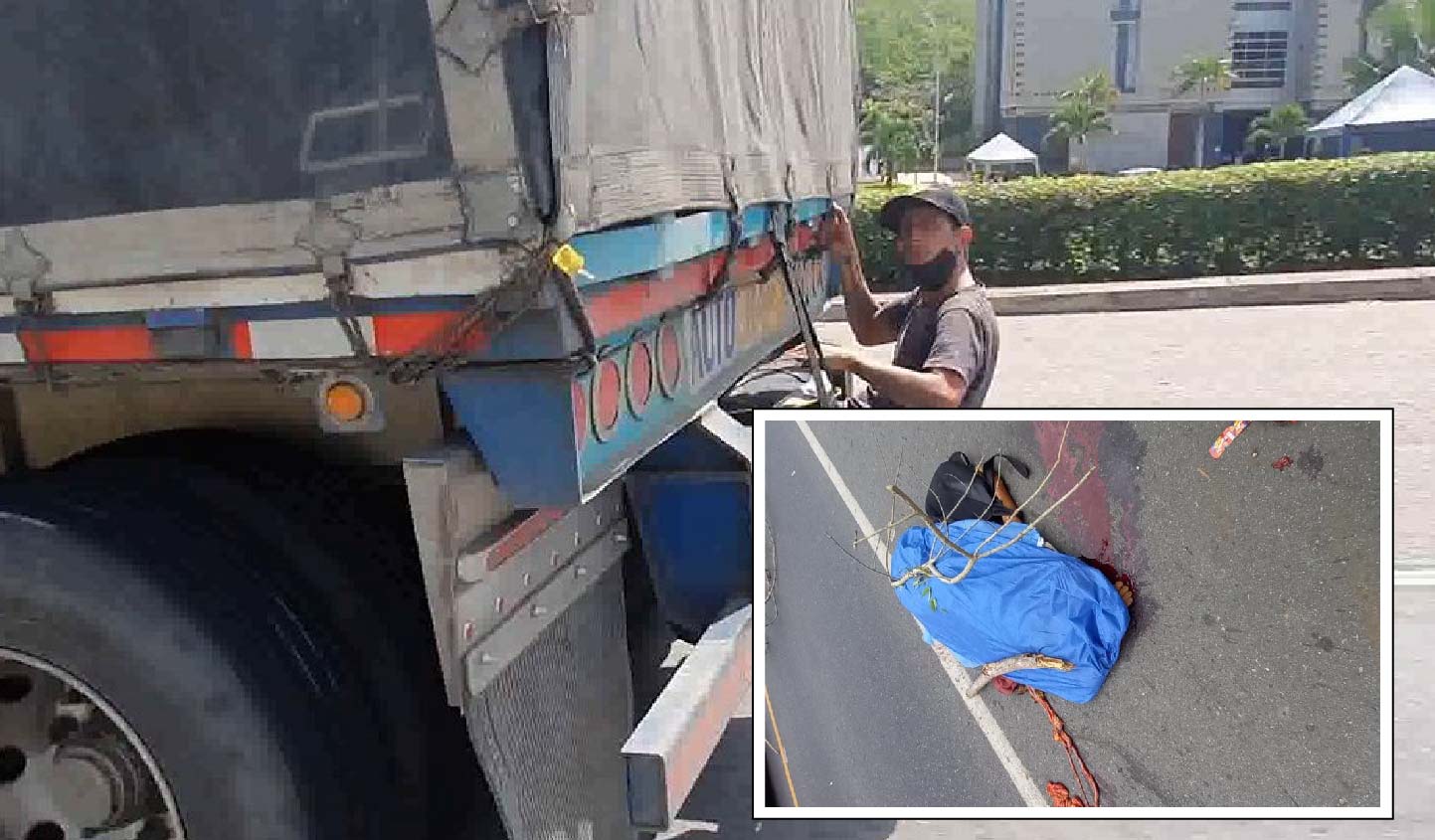 Photo of Polizón muere atropellado al caer de una tractomula entre Buenavista y La Apartada