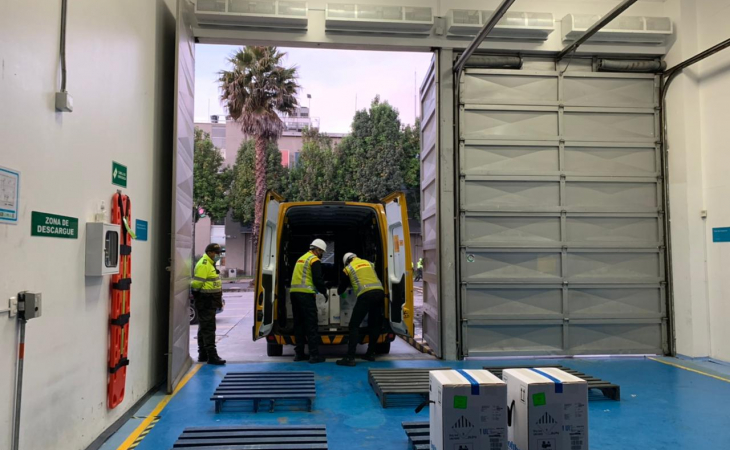 Photo of Nuevo lote con 99.450 vacunas Pfizer llegó al país