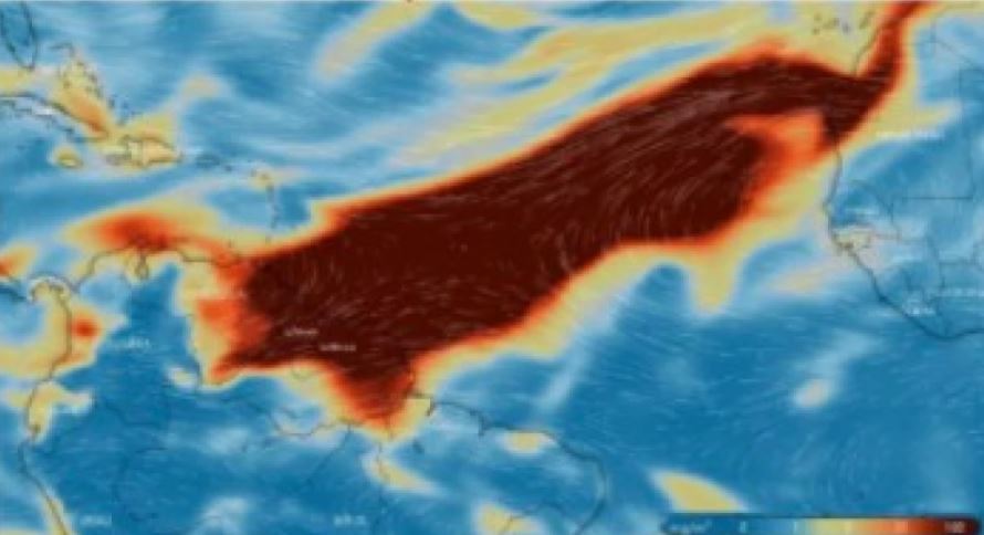 Photo of Nube de dióxido de azufre ingresa a Colombia