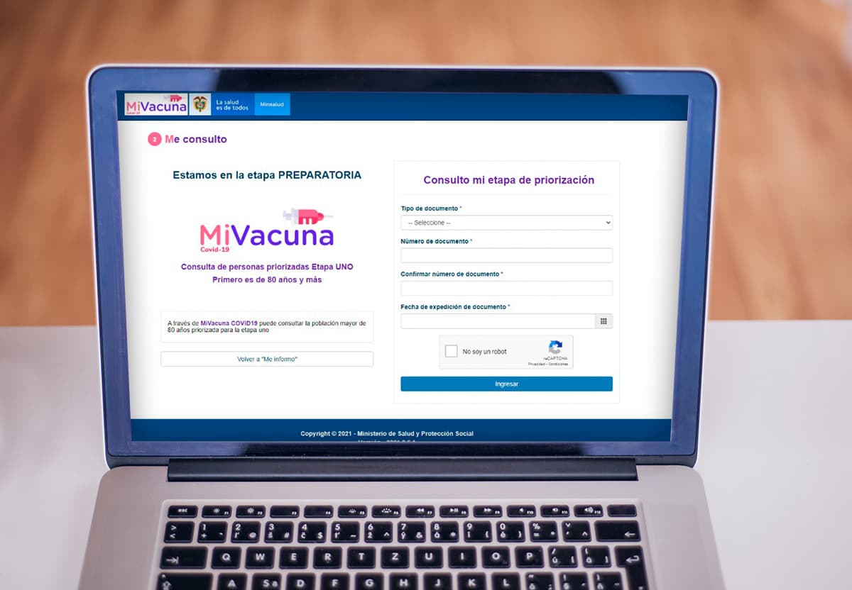 Photo of Portal ‘Mi Vacuna’ ahora será registro de casos especiales: MinSalud