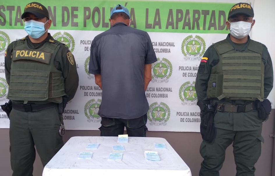 Photo of Capturan a vendedor de chance ilegal en La Apartada