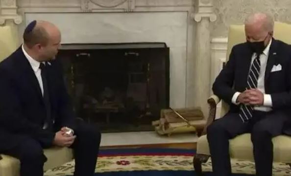 Photo of Pillan a Biden “durmiendo” durante su reunión con el primer ministro israelí