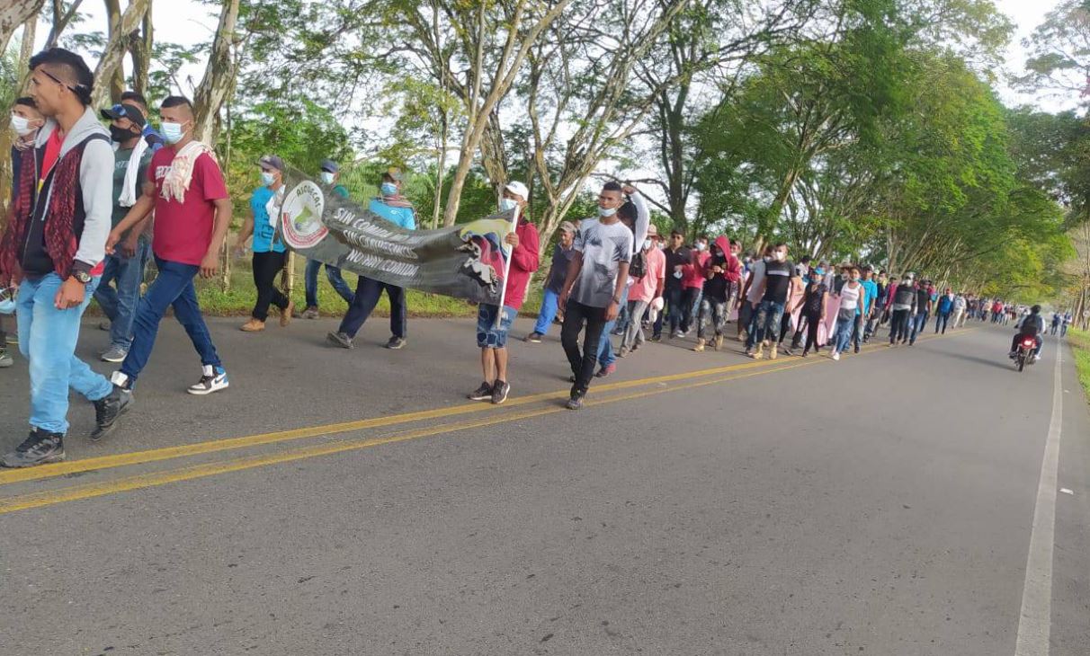 Photo of Más de mil campesinos exigen cumplimiento del acuerdo de paz en Córdoba