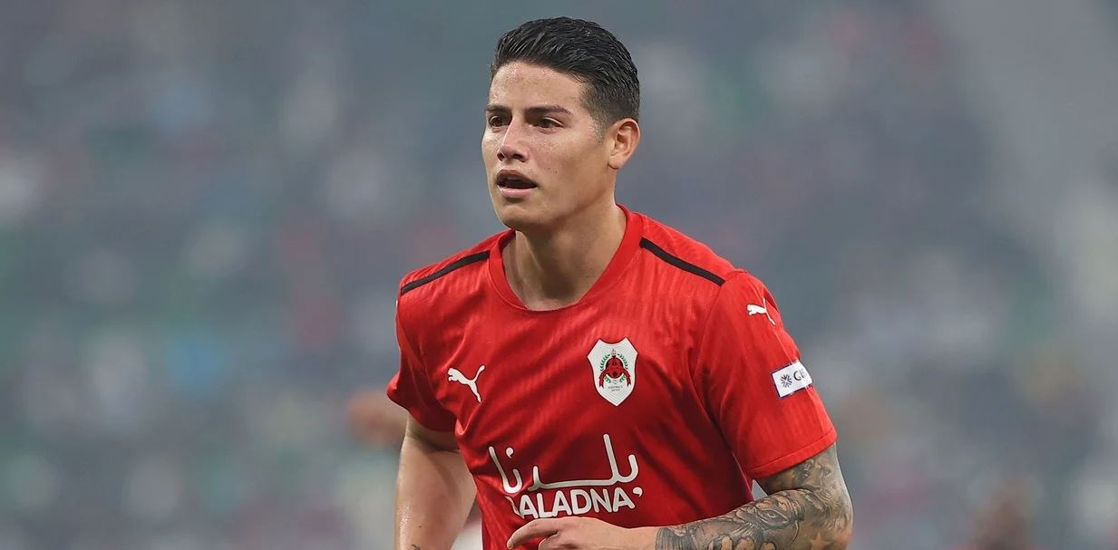 Photo of Con la derecha y golazo de tiro libre: doblete de James en Qatar