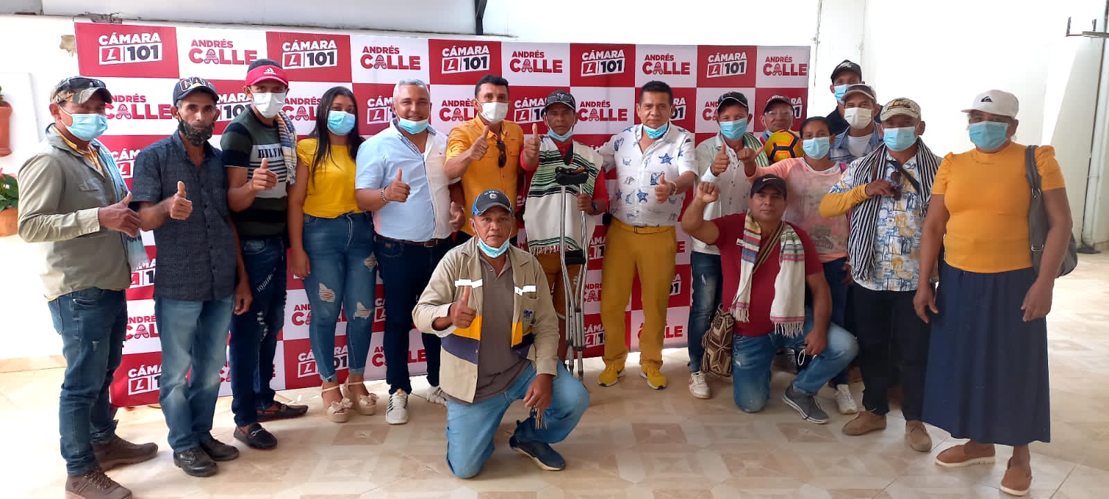 Photo of Líderes de Pica Pica Nuevo oficializaron su respaldo a Andrés Calle a la Cámara