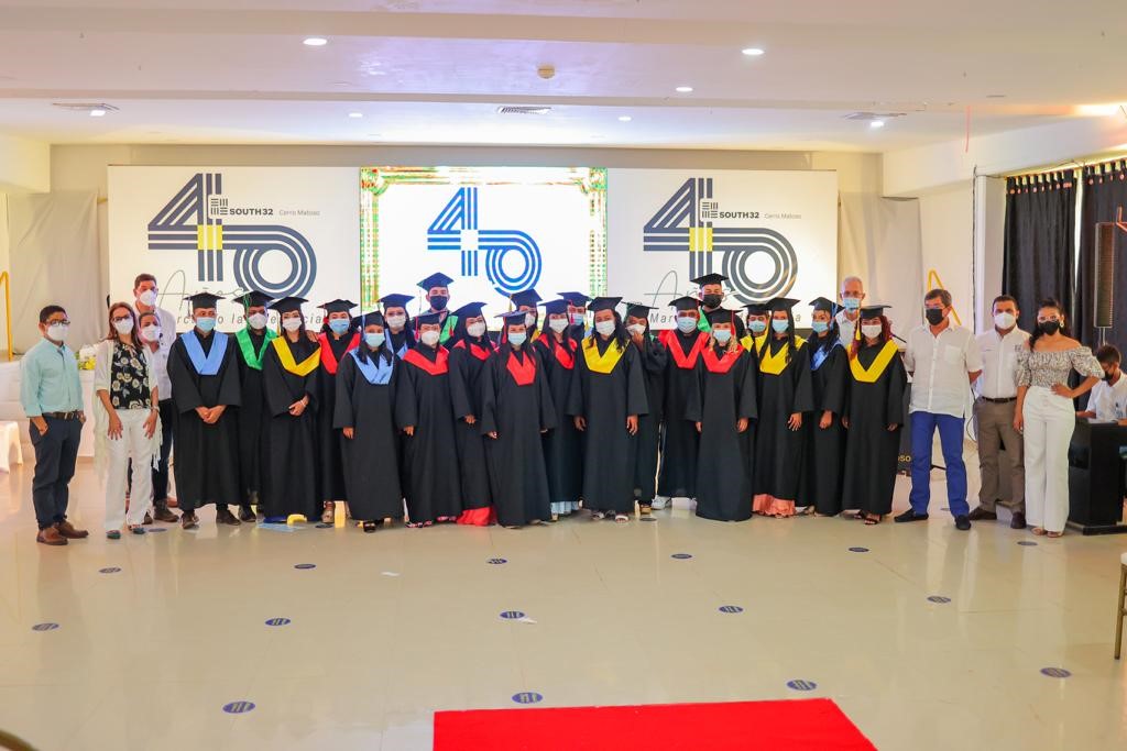 Photo of 28 jóvenes cordobeses finalizaron sus estudios de educación superior gracias al programa de becas de Cerro Matoso