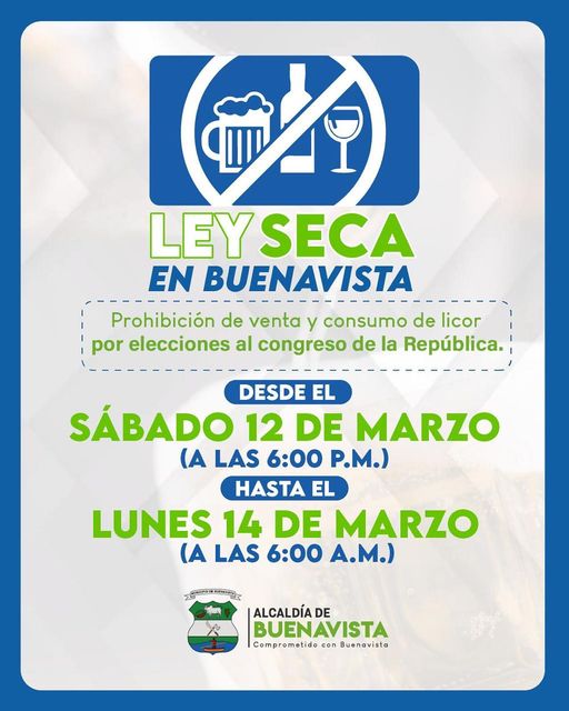 Photo of Ley Seca en Buenavista por elecciones al Congreso