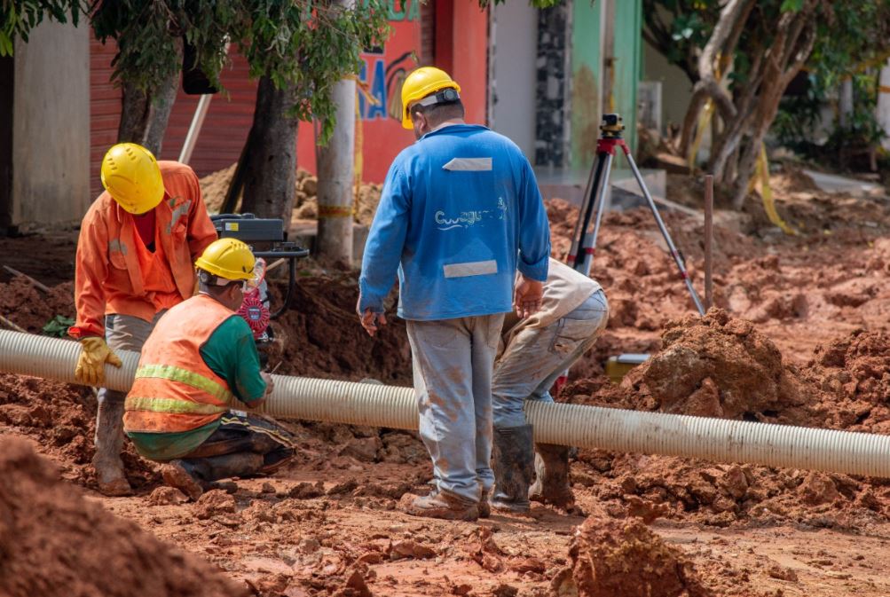 Photo of Reponen redes de alcantarillado en el barrio Las Flores de Pueblo Nuevo