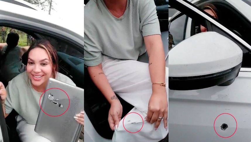 Photo of Paro armado: Andrea Valdiri fue víctima de atentado en Sucre; dispararon contra su camioneta