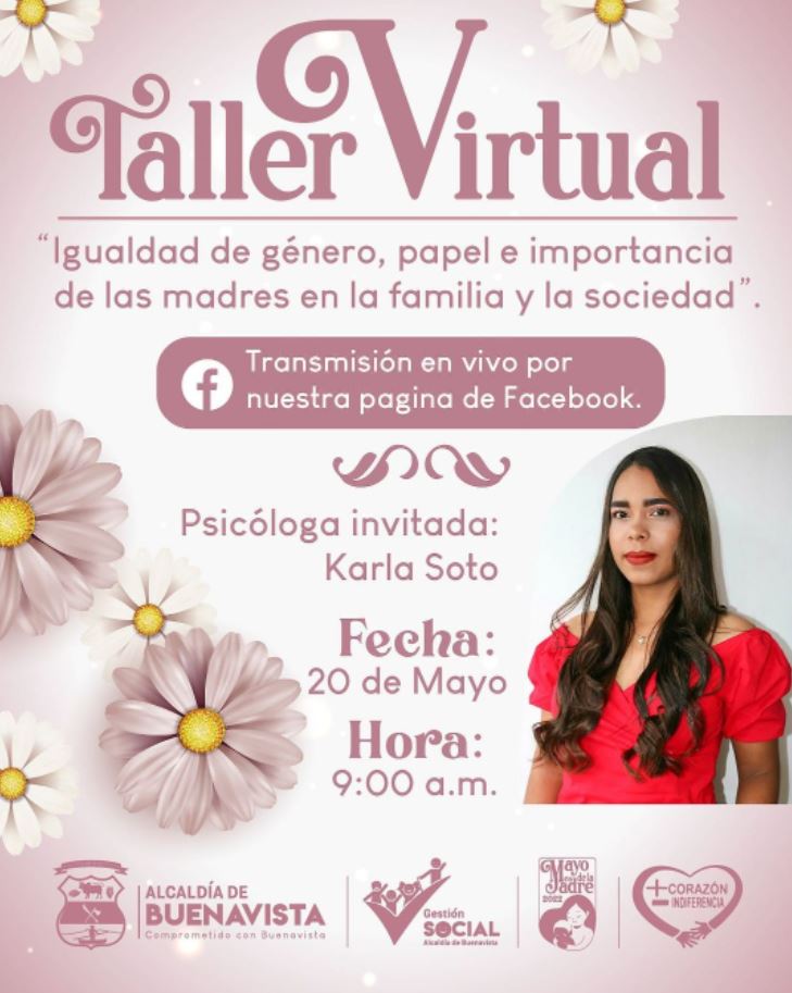 Photo of Alcaldía de Buenavista realizará taller virtual sobre la igualdad de género