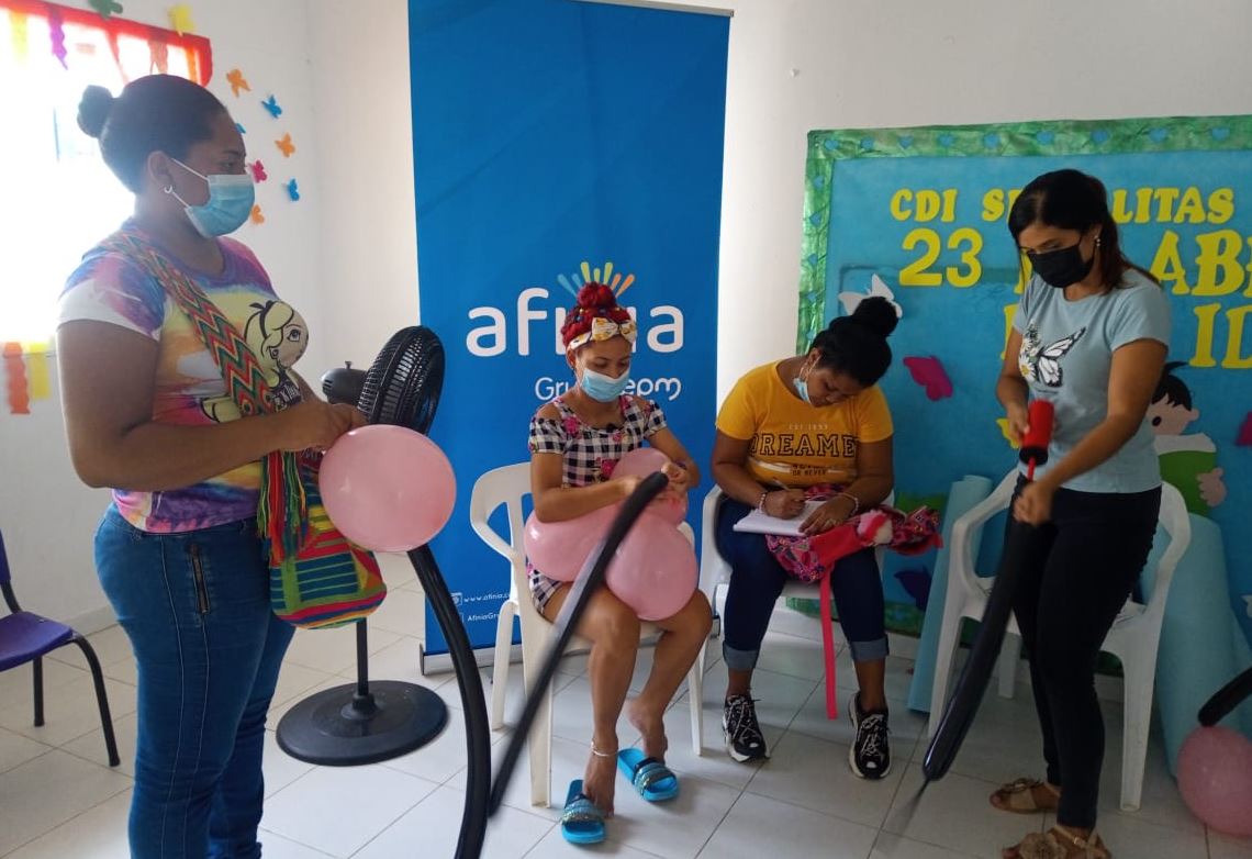 Photo of Afinia lidera proyectos en beneficio de las madres cabeza de hogar de la región Caribe