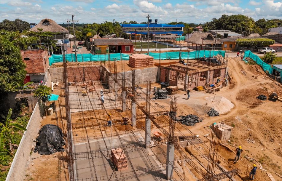 Photo of Avanza construcción de la Casa de la Cultura de Pueblo Nuevo