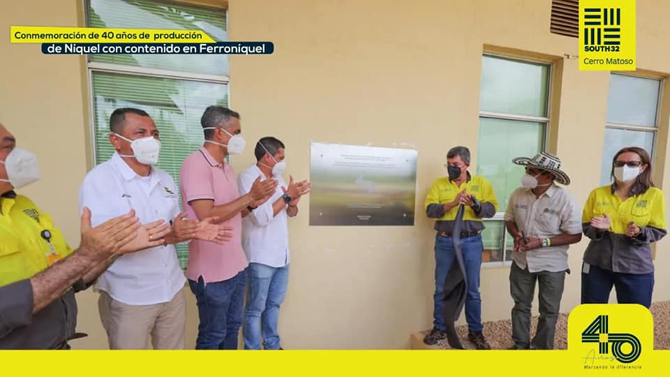Photo of Cerro Matoso celebra 40 años de producción de ferroníquel