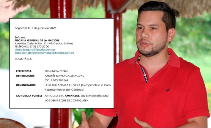 Photo of Representante Andrés Calle denunció a Joche Abdala por presuntas amenazas