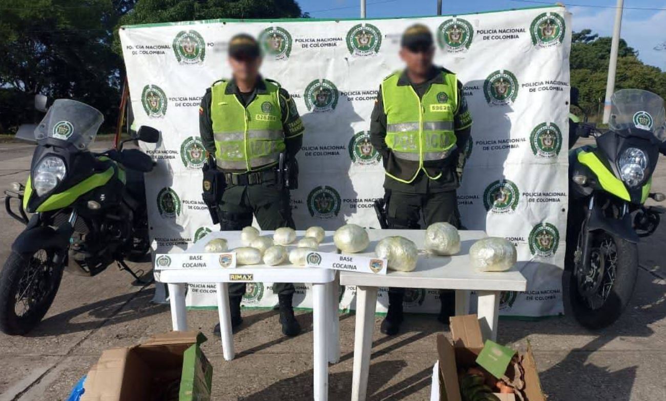 Photo of Incautan 30.000 gramos de base de cocaína escondidos en cajas de verduras en Planeta Rica