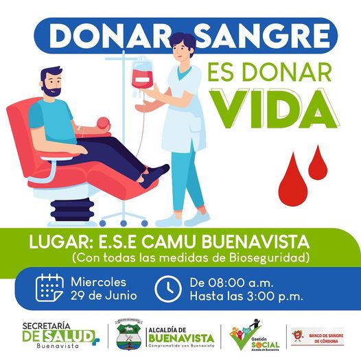 Photo of Secretaría de Salud de Buenavista promueve campaña de donación de sangre
