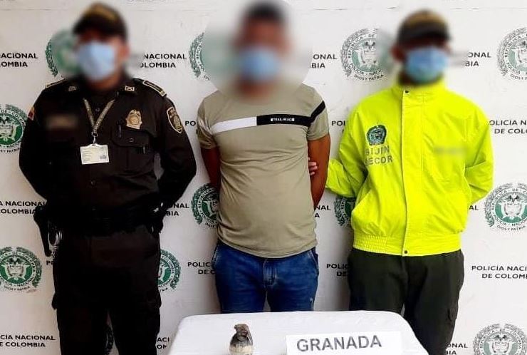 Photo of Sorprenden a “Orejas” con una granada de fragmentación en Planeta Rica