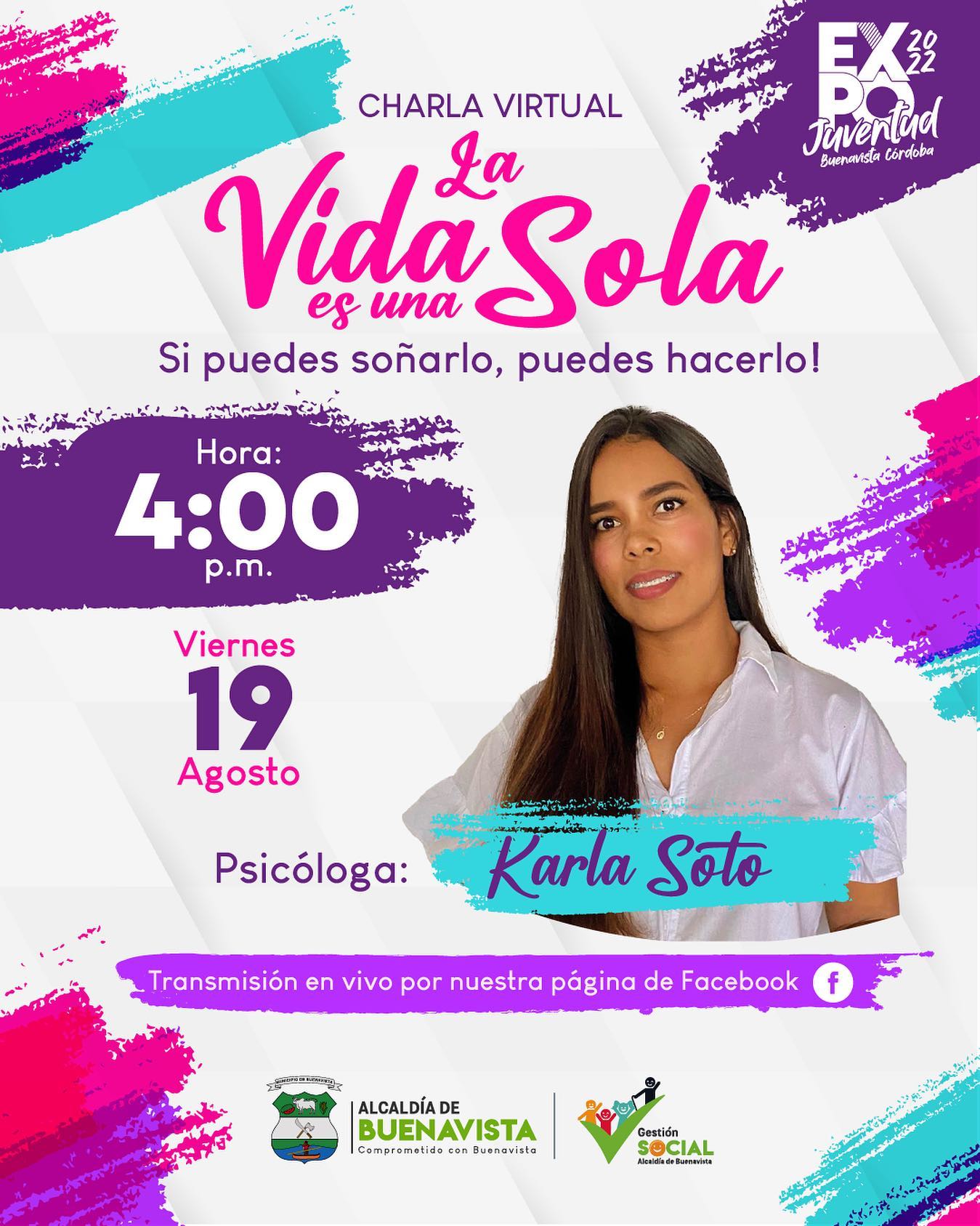 Photo of Alcaldía de Buenavista realizará la charla virtual ¡La vida es una sola!