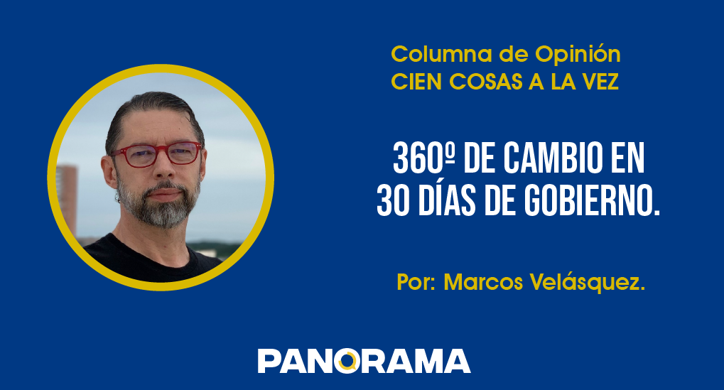 Photo of Opinión | 360º de cambio en 30 días de gobierno