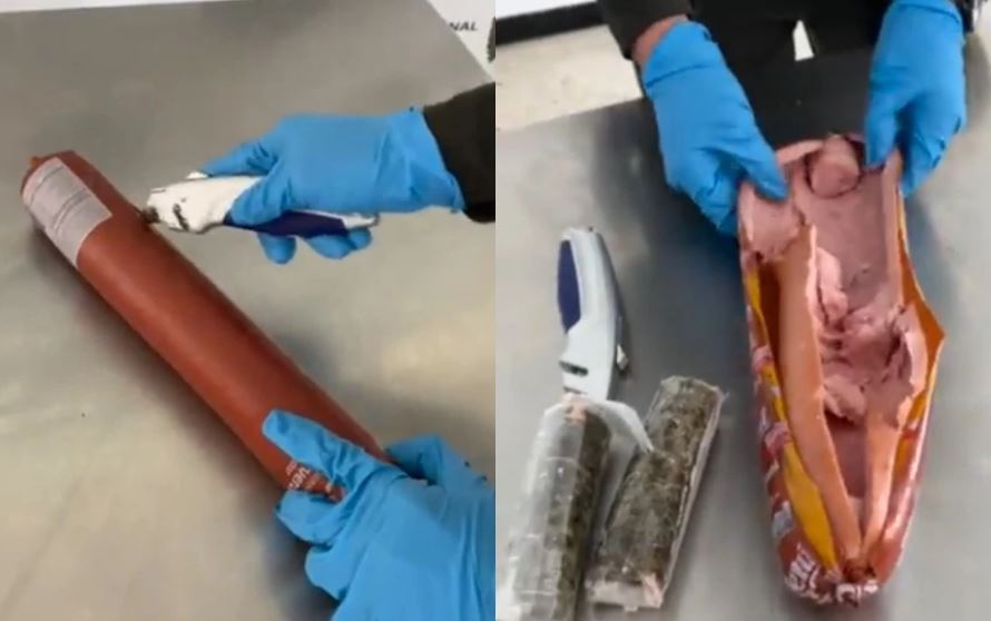 Photo of Cae cargamento de salchichones repletos de marihuana con destino a San Andrés islas