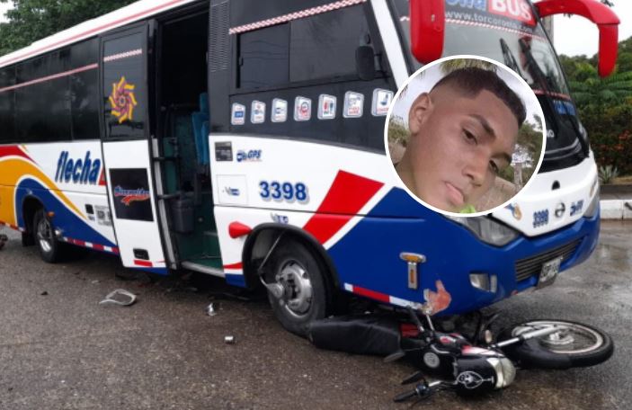 Photo of Motociclista murió al chocar con una buseta en Pueblo Nuevo