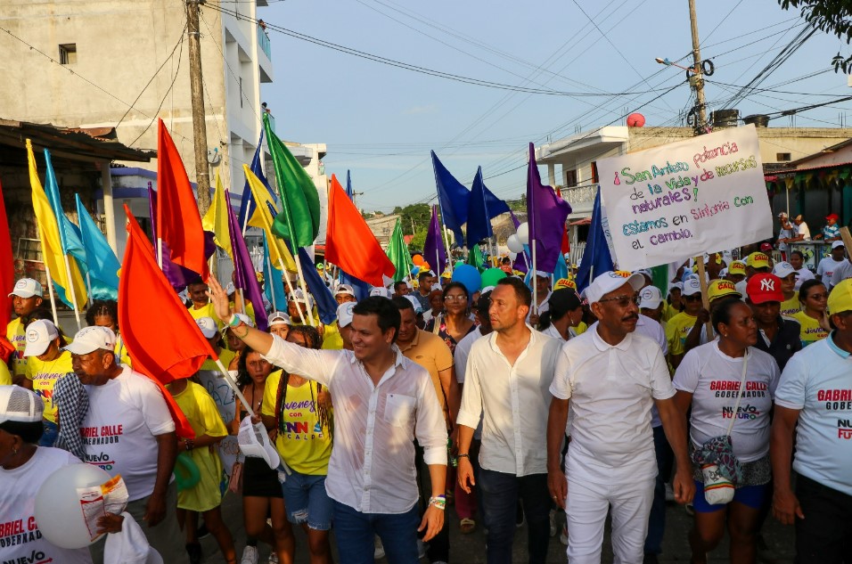 Photo of Manifestación popular en San Antero respalda a Gabriel Calle para la Gobernación