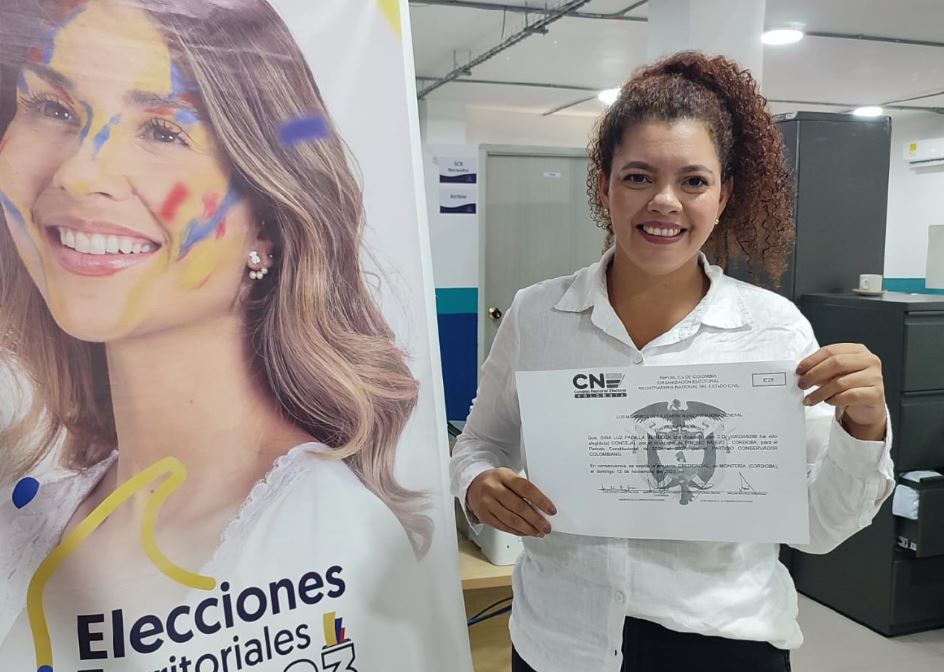Photo of La concejal electa de mayor votación en Pueblo Nuevo recibió su credencial