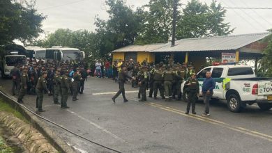 Photo of Policía dispuso fuerte dispositivo de seguridad por paro de mojaneros