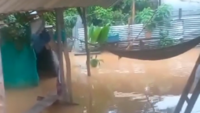 Photo of Fuerte lluvia ocasionó inundaciones en el barrio Villa Clemen de Montelíbano