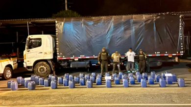 Photo of Capturan a dos hombres con ácido sulfúrico valorado en más de 14 millones de pesos