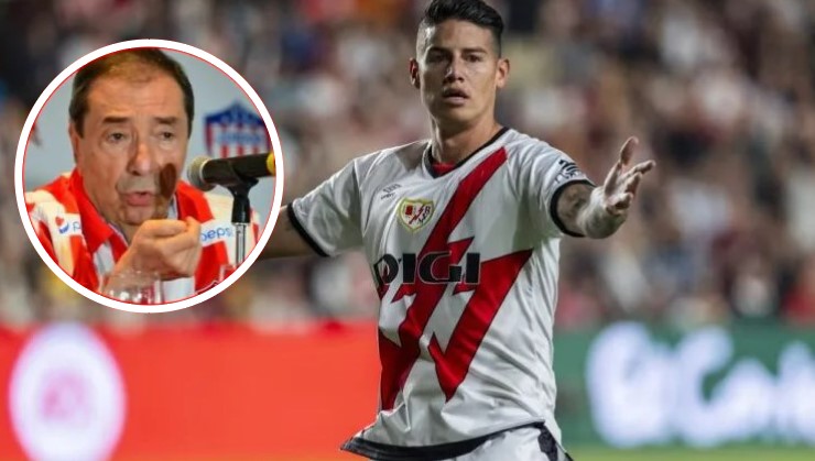 James Rodríguez en el Rayo Vallecano | Foto: @RayoVallecano
