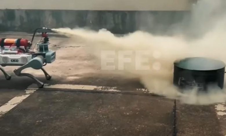 Tecnología al servicio del rescate: así funciona el robot cuadrúpedo en China