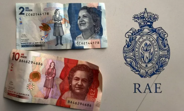 Billetes de diferentes denominaciones en la nueva familia del Banco de la República