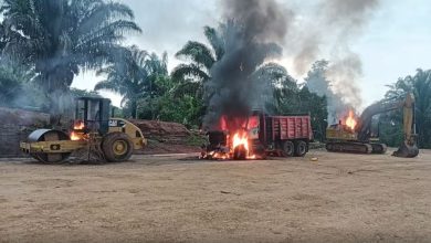 Photo of Quemaron más de máquinas de la multinacional Canacol Energy en San Marcos, Sucre