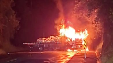 Photo of Continúa la zozobra en la vía costa Caribe – Medellín: sujetos le prendieron fuego a un camión