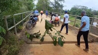 Photo of Alertan posible colapso  de puente en zona rural de Pueblo Nuevo