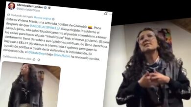 Photo of El ‘Quitavisas’ le retira el visado a Viviana Marín la joven que llamó a hacer “invivible” a Colombia