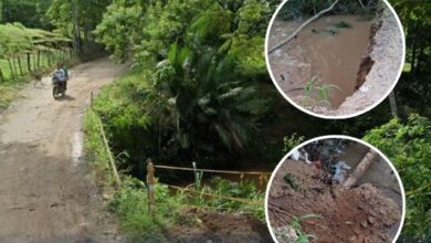 Photo of Advierten riesgo de colapso de puente en vía rural de Pueblo Nuevo